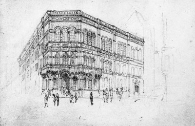 Gebäude der ehemaligen Österreichisch-Ungarischen Bank in der Herrengasse (Cafe Central), © IMAGNO/Austrian Archives