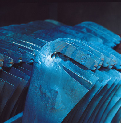 Blaue Sensen aus Eisen, © IMAGNO/Gerhard Trumler