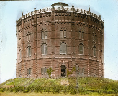 Gasometer des Städtischen Gaswerks, © IMAGNO/Öst. Volkshochschularchiv