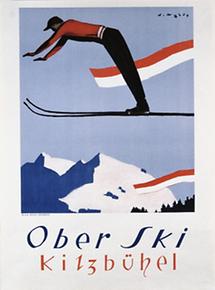 Plakat Ober Ski Kitzbühel