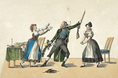 Staberl als Freyschütz, © IMAGNO/Austrian Archives