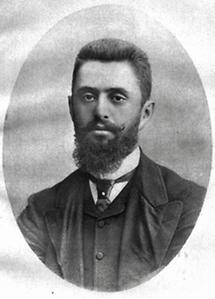 Theodor Herzl im Jahre 1882