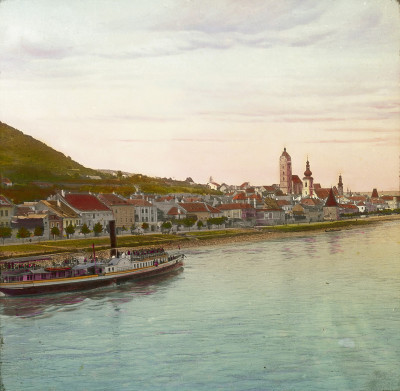 Blick auf Stein an der Donau, © IMAGNO/Öst. Volkshochschularchiv
