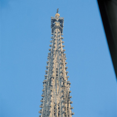 Turm des Stephansdoms in Wien, © IMAGNO/Gerhard Trumler