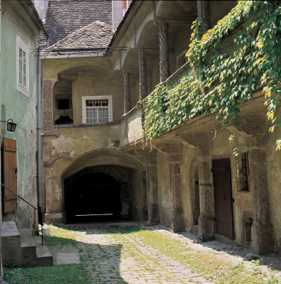 Dunkl-Hof in Steyr, © IMAGNO/Franz Hubmann