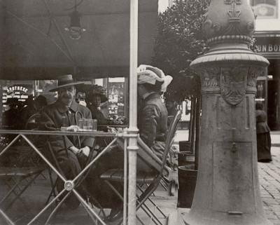 Peter Altenberg im Graben-Kiosk, © IMAGNO/Austrian Archives