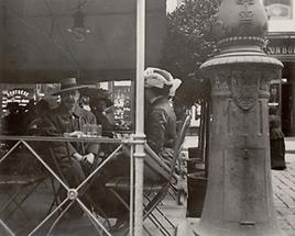 Peter Altenberg im Graben-Kiosk