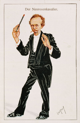 Karikatur  von  Richard Strauss, © IMAGNO/Austrian Archives (AA)