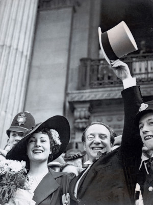 Die Hochzeit von Richard Tauber und Diana Napier, © IMAGNO/Austrian Archives (S)