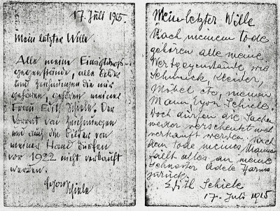 Egon Schieles Testament, © IMAGNO/Austrian Archives