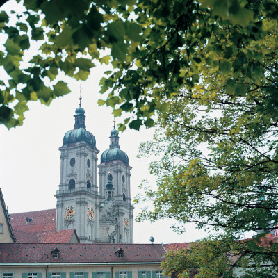Aussenansicht der Klosterkirche  St. Gallen, © IMAGNO/Gerhard Trumler