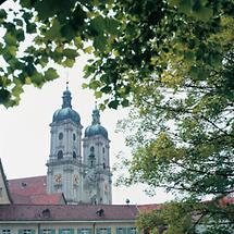 Aussenansicht der Klosterkirche  St. Gallen