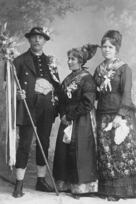 Hochzeitslader beim Kaiserjubiläumsfestzug, © Austrian Archives