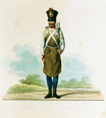 Uniformen der österreichischen Armee um 1823, © IMAGNO/Austrian Archives (AA)