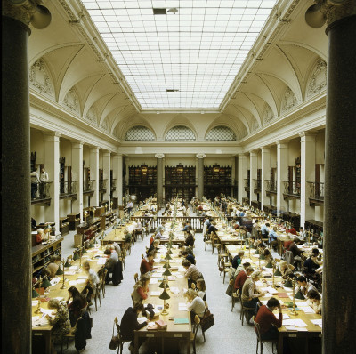 Bibliothek der Wiener Universität, © IMAGNO/Gerhard Trumler