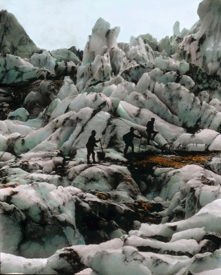 Gletscherpartie in der Venedigergruppe, © IMAGNO/Öst. Volkshochschularchiv