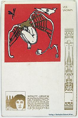 Ver Sacrum-Postkarte No. 1, © IMAGNO/Austrian Archives