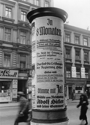 Wahlplakat für den 12 November 1933, © IMAGNO/Austrian Archives (S)