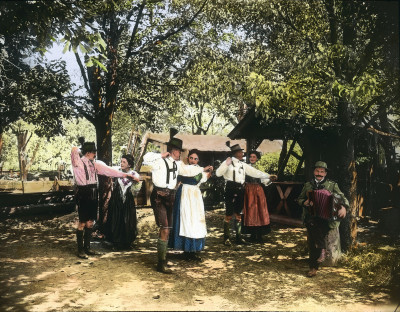 Steirertanz: Volkstanzgruppe im Ausseerland, © IMAGNO/Öst. Volkshochschularchiv