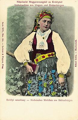 Sächsisches Mädchen aus Siebenbürgen, © IMAGNO/Austrian Archives