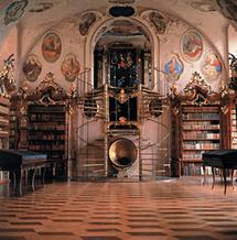 Bibliothek  des Augustiner-Chorherrenstifts in Vorau