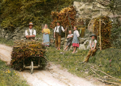 Wachauer Winzer bei der Herbstarbeit, © IMAGNO/Öst. Volkshochschularchiv