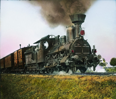Dampflokomotive der Donauuferbahn, © IMAGNO/Öst. Volkshochschularchiv
