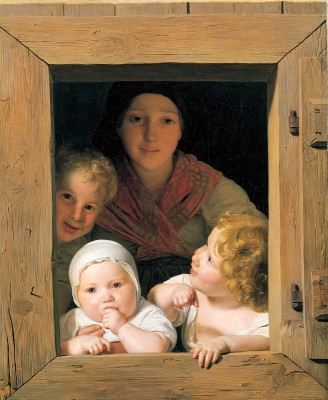 Kinder am Fenster, © IMAGNO/Austrian Archives