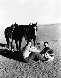 Filmstars Johnny Weissmüller und Dupe Velez