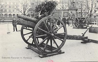 Erbeutete Kanonen in Hamburg, © IMAGNO/Archiv Jontes