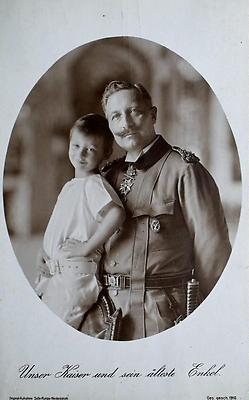 Kaiser Wilhelm II. und sein Enkel, © IMAGNO/Archiv Jontes