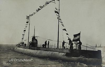 Das deutsche Unterseeboot 'Deutschland', © IMAGNO/Archiv Jontes