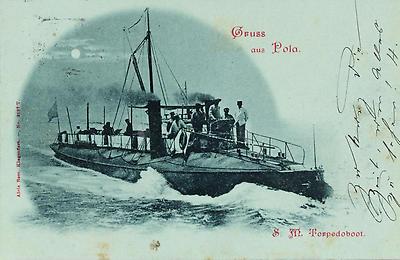 Bildpostkarte. Erster Weltkrieg. 'Gruss aus Pola', © IMAGNO/Archiv Jontes