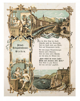 Neujahrswunschkarte, © IMAGNO/Austrian Archives