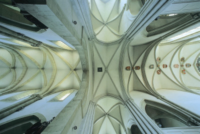 Kreuzrippengewölbe des Doms in Wiener Neustadt, © IMAGNO/Gerhard Trumler