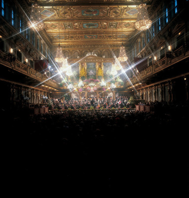 Der Goldene Saal des Musikvereinsgebäudes, © IMAGNO/Gerhard Trumler