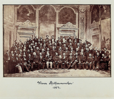 Erstes Photo der Wiener Philharmoniker, © IMAGNO/Gerhard Trumler