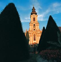 Turm der Stiftskirche Wilhering