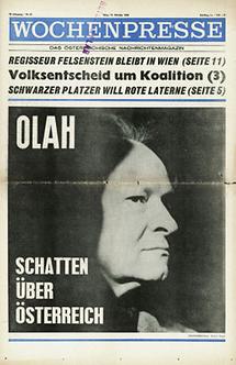 Titelseite der Wochenpresse