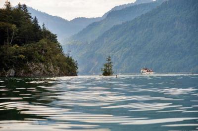 Die Kreuzinsel im Wolfgangsee, © IMAGNO/Gerhard Trumler