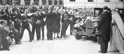 Prinzenhochzeit mit Pressephotographen, © IMAGNO/Austrian Archives (S)