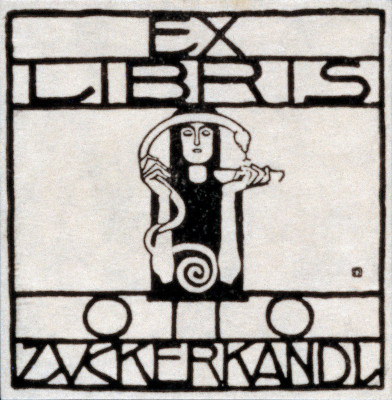 Exlibris Otto Zuckerkandl, © IMAGNO/Austrian Archives