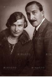 Stefan Zweig mit seiner Frau Friderike