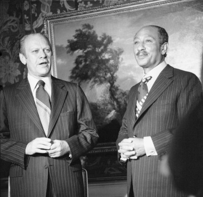 Ford und Sadat, © IMAGNO/Barbara Pflaum