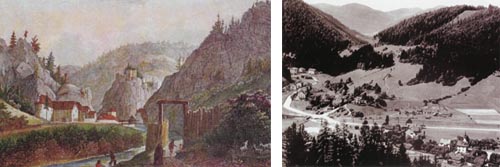 Thörl alte Ansicht - Graphitbergbau in Thörl bis 1920