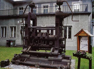 Trio Vorstrecke vom Walzwerk Margarethenhütte, Baujahr 1935 - in Betrieb bis 1988
