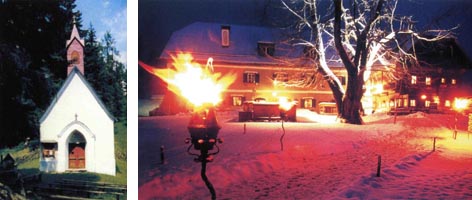 Himmelreichkapelle - Das Wirtshaus Steirereck, am Pogusch gelegen, ist ein beliebtes Ausflugsziel in der Region