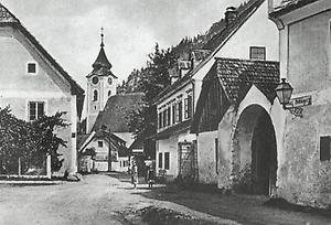 Alte Ansicht von Altenmarkt um 1923