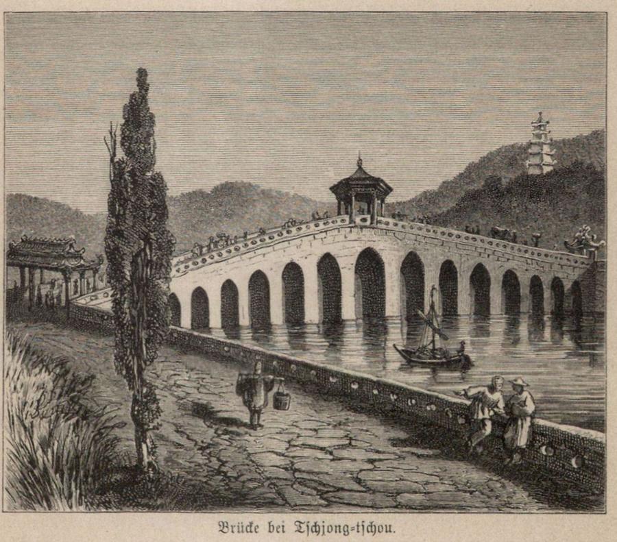 Illustration Brücke bei Tschjong-tschou