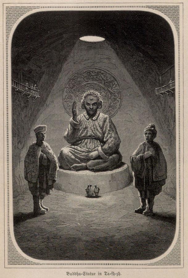 Illustration Buddha-Statue in Ta-sh-zh